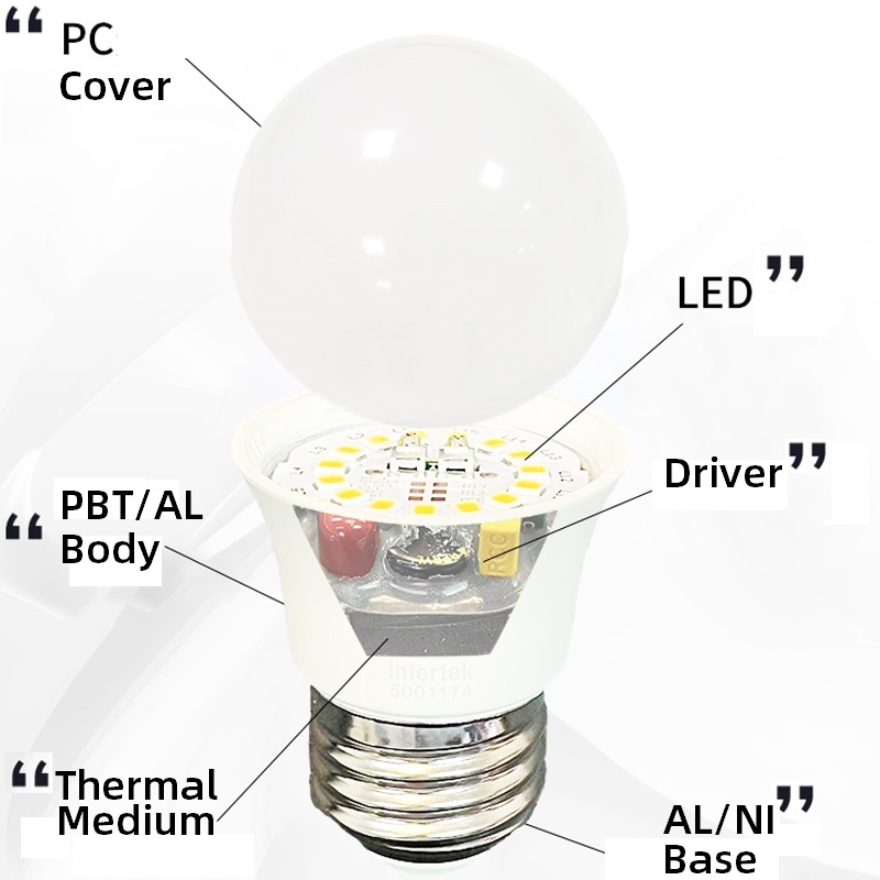 Guangdong Led 120V E26 A19 Potting Thermally Conductive Silicone 7W 8W 9W ETL Dimmable Led Bulbs