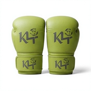 ถุงมือชกมวยหนังร้อยเชือก KLTW INT'L รุ่น KL-BG-110 สินค้ามาใหม่ รับสกรีนโลโก้ สำหรับฝึกซ้อมมืออาชีพ MMA มวยไทย ป้องกันการบาดเจ็บ - Product Image 1