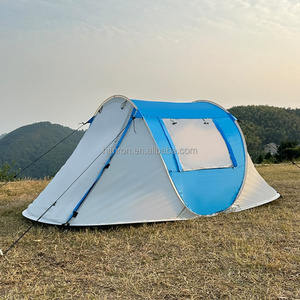 <span class=keywords><strong>Tente</strong></span> instantanée pop-up imperméable avec bâche de protection, installation facile, <span class=keywords><strong>2</strong></span> portes, <span class=keywords><strong>tente</strong></span> <span class=keywords><strong>familiale</strong></span> automatique pour le camping, la randonnée et les voyages, en polyester - Product Image 1