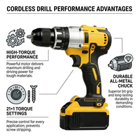 Perceuse sans fil sans balais pour le montage de panneaux solaires, la fixation des supports et les travaux d'installation sur toiture