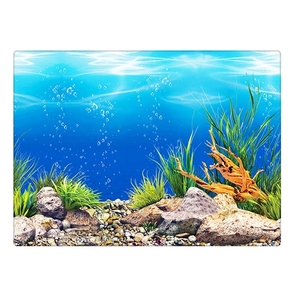Adesivo de Paisagem para Aquário, Decoração de Tanque de Peixes, Plantas para Aquário, Adesivo de Paisagismo de Parede HD de Dois Lados - Product Image 4