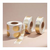Rouleau d'étiquettes de laminage brillant imperméable imprimé personnalisé à bas prix