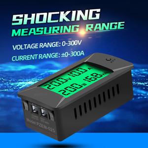 PEACEFAIR มินิโวลต์มิเตอร์เฟสเดียว PZEM-025 จอแสดงผลดิจิตอลวัดกระแสไฟ 0 ถึง 300A/300V - Product Image 5