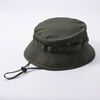 Chapeau de pêcheur à large bord en camouflage numérique 65/35 polyester/coton, chapeau de jungle, chapeau de camping, chapeau boonie avec sangle de menton