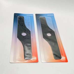 Lame de scie circulaire monobloc en acier inoxydable et acier au manganèse pour tondeuse à gazon, accessoires de débroussailleuse à dents droites pour désherbage - Product Image 2