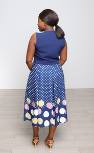 Vestidos de Moda Geenlinm de Alta Calidad con Estampado de Puntos Africanos para Mujer, Trajes para Dama - Product Image 2