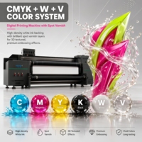 Impresora de Inyección de Tinta de Cama Plana para Rollos, Nueva Impresora UV Multifuncional de Alta Resolución para Tableros KT, Películas de PVC, Adhesivos para Automóviles, Papel Tapiz