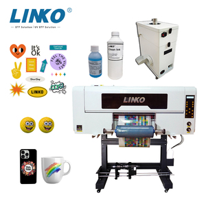 Imprimante jet d'encre LINKO A3 avec têtes d'impression Xp600 I1600, machine d'impression UV DTF pour autocollants <span class=keywords><strong>sur</strong></span> verre personnalisés, imprimante UV DTF complète - Product Image 2