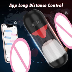 APP Control lickking lidah cangkir masturbasi pria dengan 360 lidah Licking pria saku vagina panas Stroker <span class=keywords><strong>Penis</strong></span> mainan seks untuk pria - Product Image 6