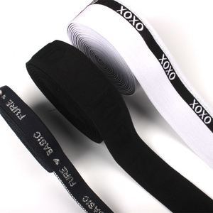 YUSEN Brand Polyester Latex Yarn Material Elastic <b>Webbing</b> Belt Jacquard Customized Logo Oeko-Tex Certified Eco-friendly for Bags - Product Image 4