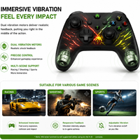 Control Multifuncional 2.4G para Xbox One/Series/S/X con Vibración y Luz, Control Inalámbrico para Juegos