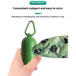 Bolsas de basura biodegradables para mascotas al por mayor, bolsas desechables gruesas para arena para perros y gatos, bolsa fuerte para caca con Control de olores - Product Image 4