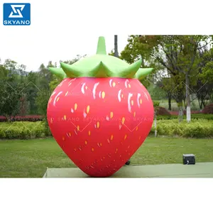 仿真水果模型充气草莓雕塑广告气球充气草莓