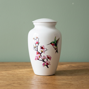 Urna Conmemorativa de Cerámica Cilíndrica de Estilo Antiguo, Diseño Art Deco, Hecha a Mano por Amir Handicrafts, con Capacidad de 1-2L, Hecha a Mano en India - Product Image 3