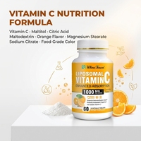Comprimés à croquer de vitamine C liposomale - Saveur orange pour un soutien antioxydant et immunitaire