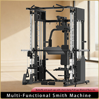 Machine de Squat Smith à Prix d'Usine, Rack de Squat Professionnel à Hauteur Réglable, Unisexe, Capacité de Charge de 380 kg pour Usage Commercial