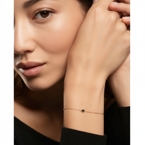 Pulsera de Cristal con Múltiples Piedras Preciosas, Elegantes Brazaletes para Mujer - Product Image 1