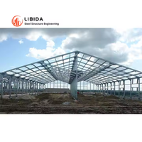 Structure en poutre H Q355B résistante à la pression et à l'usure - Approuvée CWB pour les installations de stockage de moules, bâtiments métalliques préfabriqués