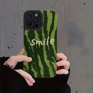 Suitable for Ins Style stripe smile English 15 12Pro/Max cover 11 phone case/xr/xs iPhone13 new protective cover cheap wholesale