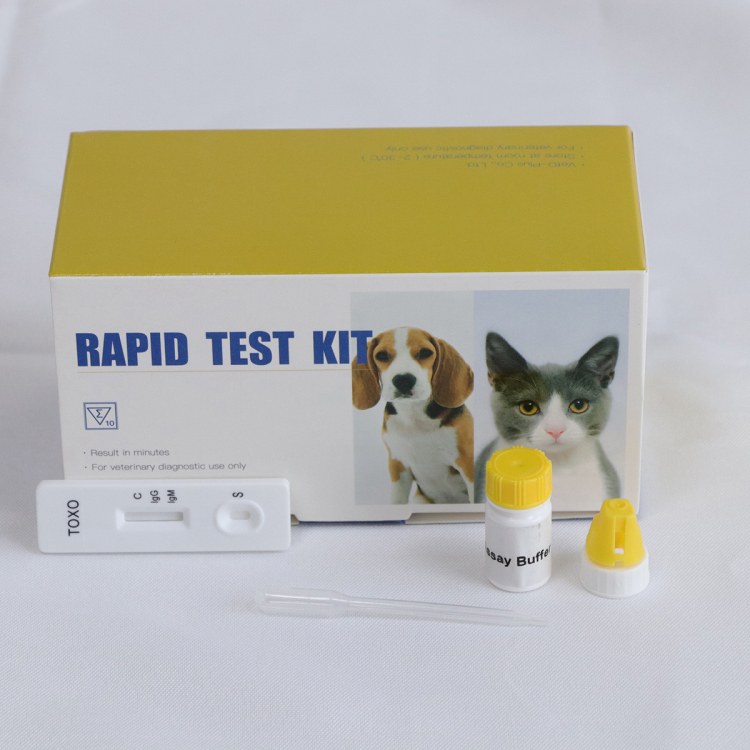 Kit de Prueba Rápida de Mascotas para Pruebas de Diagnóstico Rápido de Gato FPV / FCoV / Giardia