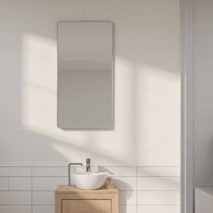 Wholesales Bathroom <b>Mirror</b> clear Durable Eco-friendly Standard Cheap Ordinary Bathroom <b>Mirror</b> for Hotel Restaurant Home Bathroom - Product Image 4