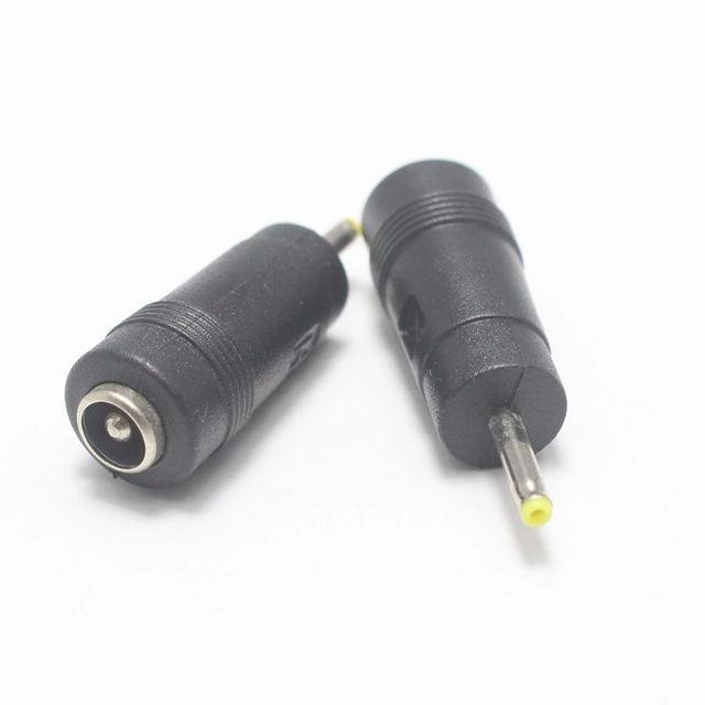 2.5x0.7 mm Male to 5.5x2.1mm Female Socket Jack DC Power Connector Adapter
