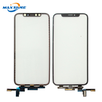 Pour Iphone X Xs Xsmax 11promax Écran tactile extérieur en verre avec OCA Remplacement Pièces détachées pour téléphone portable Réparation Accessoires