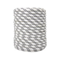 Haute résistance personnalisé 6mm 8mm 10mm corde statique en nylon durable d'escalade d'arbre nylon tressé coloré pour chaussures et vêtements