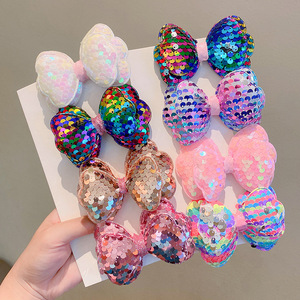 Pinzas para el pelo con lazo de lentejuelas, pasadores brillantes con purpurina láser para niñas, accesorios para el pelo de princesa para fiestas y uso diario - Product Image 4