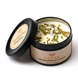 Meistverkaufte Handgemachte Runde Natürliche Kristall-Sojawachs Reinigungs-Aromatherapie-Kerze - Product Image 1