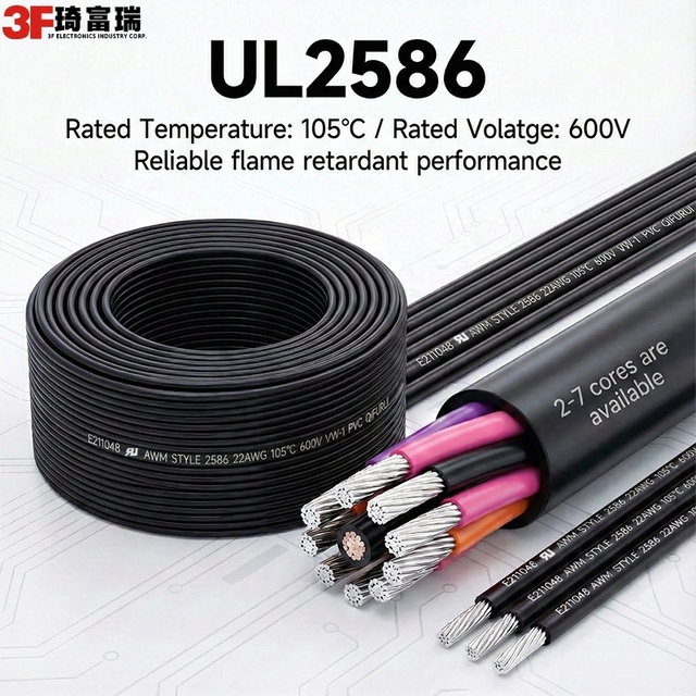 UL 2586 PVC Insulated Multi-Conductor Electrical Cable