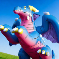 Modèle de dragon gonflable en PVC personnalisé Wanjun, nouveau produit très vendu, en vente