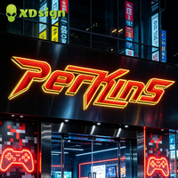 Lettres en relief 3D personnalisées Infinity Abyss avec LED, en acrylique semi-transparent, IPX7, contrôlées par Bluetooth, pour la publicité extérieure des entreprises et des voitures