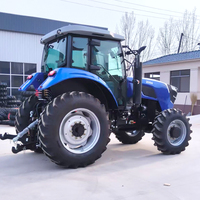Tracteur agricole polyvalent 80hp 90hp 100hp 4x4 4 roues motrices robuste puissant fiable professionnel pour l'agriculture