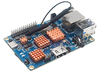 Carte de développement Orange Pi 3 LTS, puce Quanzhi H6, alimentation de type C, boîtier noir transparent, dissipateur thermique en cuivre