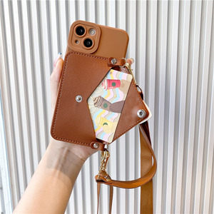 Funda de Teléfono Móvil de Silicona de Lujo, Estilo Moderno, con Correa Cruzada, a Prueba de Golpes, para iPhone 17 16 15 14 13 - Product Image 5