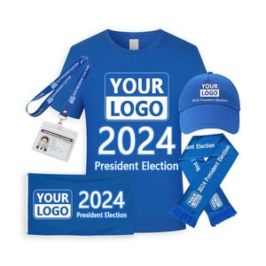 2024 Wholesale President Election T <b>Shirt</b> Campaign Short Sleeve Logo Screen Printing Promotional Item <b>Shirt</b> for Men T-<b>Shirt</b> - Product Image 1