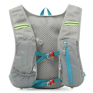 Custom 5L Running Hydration Vest Backpack Lightweight Marathoner Race Pack Riding Vests Bladder Water Bag