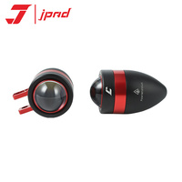 Phare auxiliaire avant de moto en aluminium haute luminosité, LED, étanche, télécommande sans fil, projecteur 80W J1-1