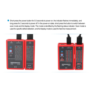 Ut681teste Mini Cable Tester xách tay độ nét cao công cụ mạng để kiểm tra rối loạn ngắn mở và kết nối chéo - Product Image 5