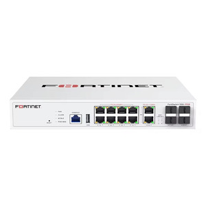 FortiSwitch 110G-FPOE FS-110G-FPOE 140Gbps Managed <b>PoE</b> Network <b>Switch</b> SFP+ with SNMP QoS Stackable Features - Product Image 1