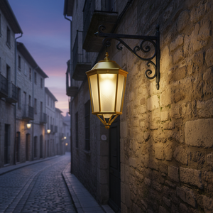 Nueva Lámpara Suspendida <span class=keywords><strong>Romanico</strong></span> IP66, Apertura sin Herramientas, Farol Hexagonal con Difusor de PC, Luminaria Clásica, Iluminación Urbana, Farola - Product Image 1