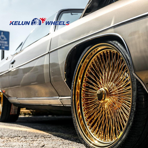 2024 Dayton Wire Wheels <strong>20</strong>-22 Inch <strong>Custom</strong> Straight Spoke Wire Wheels Chrome Wheels - Product Image 2