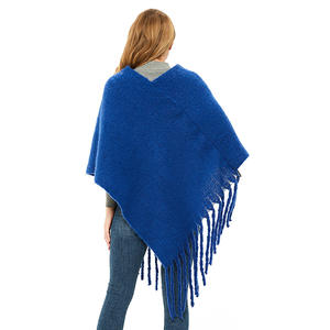 Inverno 2019 Pashmina All'ingrosso Nuova Moda <span class=keywords><strong>Donna</strong></span> Coperta di <span class=keywords><strong>Cashmere</strong></span> Calda Spessa Scialle <span class=keywords><strong>e</strong></span> Poncho a Maglia - Product Image 3