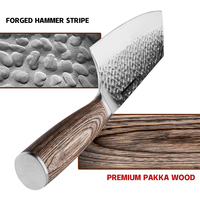 Ensemble de couteaux en acier inoxydable professionnel couteaux de cuisine Kiritsuke Chef Santoku Nariki couperet désossage utilitaire couteau d'office
