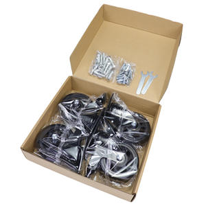 CMCL Rollen Top Plate Swivel Industrial Locking Rollen 4 Zoll Lenkräder - Product Image 3