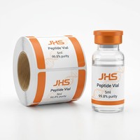 Étiquettes personnalisées en gros pour flacons de 3 ml et 10 ml, autocollants pour peptides, étiquettes autocollantes imperméables pour flacons de peptides