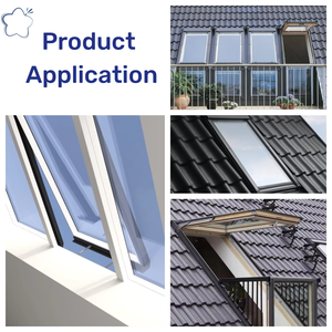 Lanterneau de toit moderne à ouverture verticale en aluminium à double vitrage pour usage résidentiel et commercial - Product Image 4