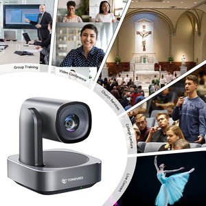 Caméra vidéo PTZ avec <span class=keywords><strong>zoom</strong></span> optique 20x, caméra de diffusion en direct pour églises, vidéo HD 1080P 60fps, caméra de conférence PTZ - Product Image 3