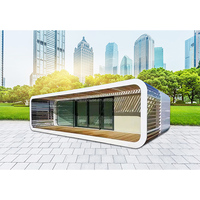 Capsule spatiale préfabriquée de luxe en conteneur de deux étages Maison préfabriquée avec salle de bain et cuisine